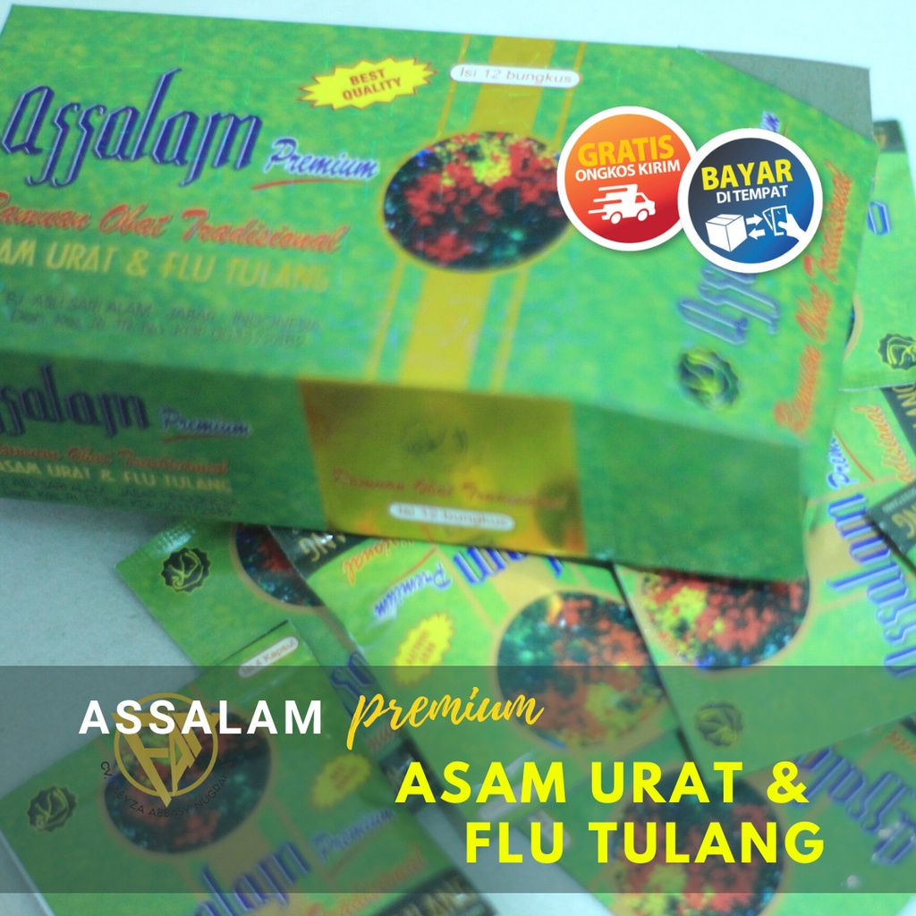 

Assalam Premium jamu asam urat dan flu tulang