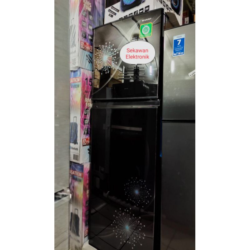SHARP KULKAS 2 PINTU SJN237MG LEMARI ES 2 PINTU SHARP NO FROST
