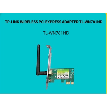 TP-Link TL-WN781ND 150Mbps Wi-Fi PCI Express Adapter Wireless + antena