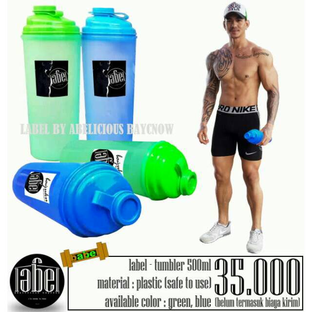 LABEL TUMBLER - TUMBLER 600ML - SHAKER 600ML - TUMBLER - SHAKER - FITNESS TUMBLER - FITNESS SHAKER
