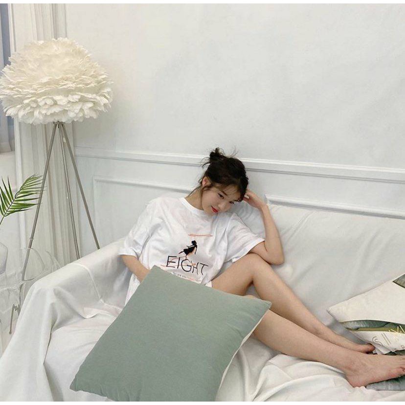 Tshirt IU Eight ft Suga Lee Ji Eun Korean Premium
