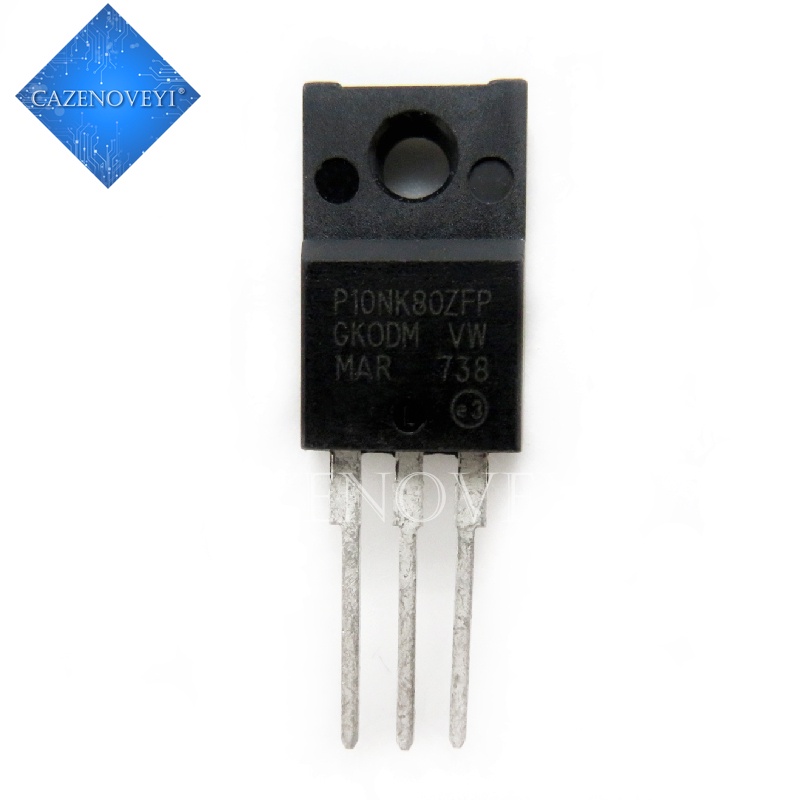 10pcs Ic Stp10Nk80Zfp P10Nk80Zfp 10n80 To-220F 10a 800v