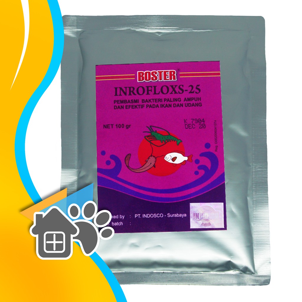 Boster Inrofloxs 25 Antibiotik Ikan Enrofloxacin