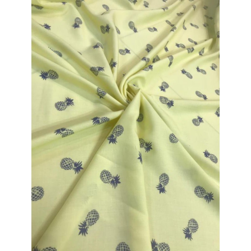 KAIN RAYON MOTIF NANAS (Min.Pembelian 2x klik per barang)