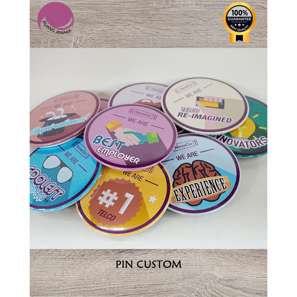 Jual PIN KATA KATA BISA CUSTOM UK.44mm | Shopee Indonesia