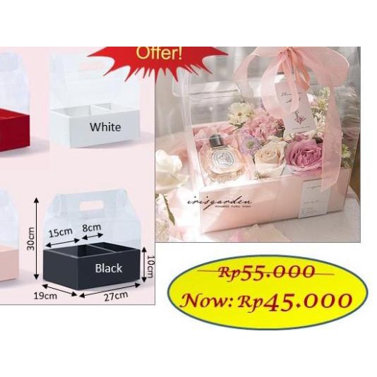 

mika handy box - soft box - box bunga - bloom box - kotak bunga - Orange