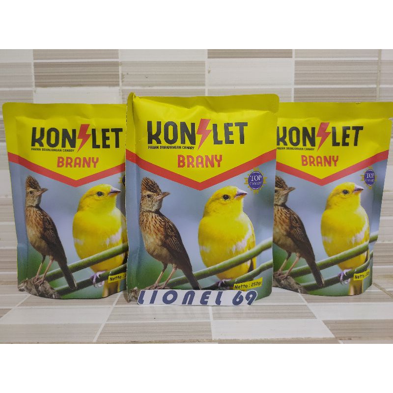 PAKAN KONSLET BRANY AA DUKI Pakan Racikan Burung Branjangan dan Kenari