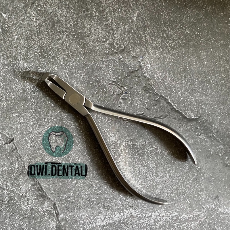 Dental bracket remover plier angle angular / tang lepas behel bracket ortho gigi