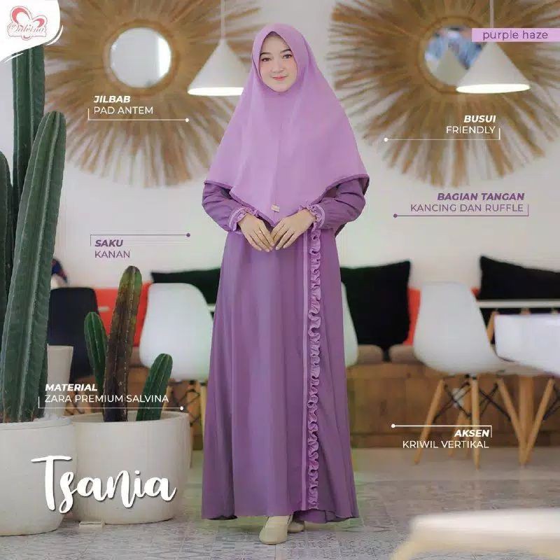 Tsania Dress Set ori by Salvina Hijab
