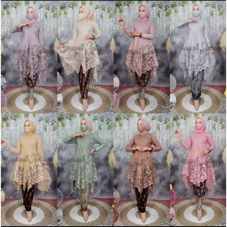set tunik tulle maori tunik tulle terbaru tunik moderen tunik kekinian tunik pinggang karet