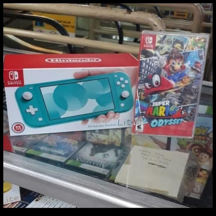 Nintendo Switch Lite + Bundle Mario Odyssey