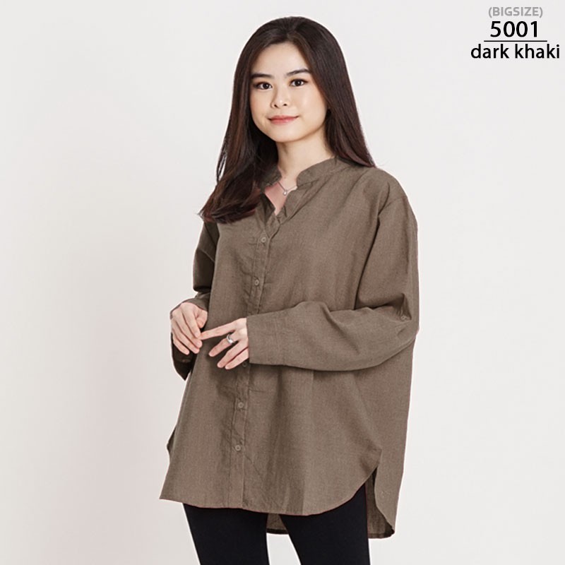 ARENA - High Neck Women Big Size Blouse