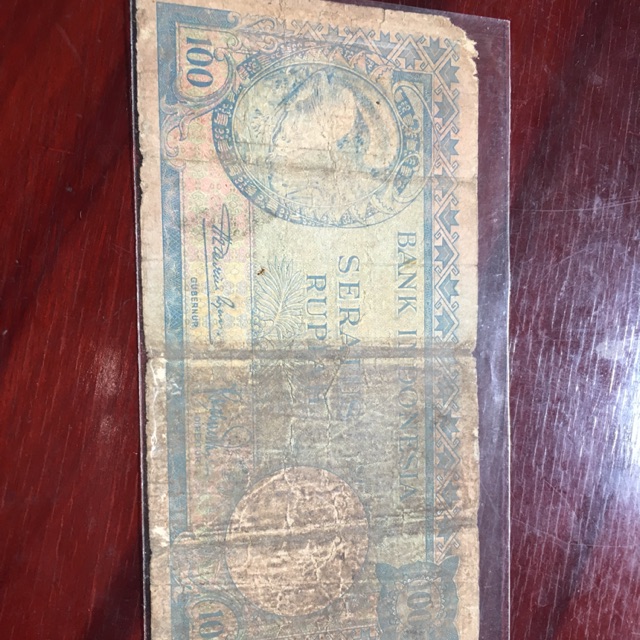 Uang Kuno Rp 100 tupai