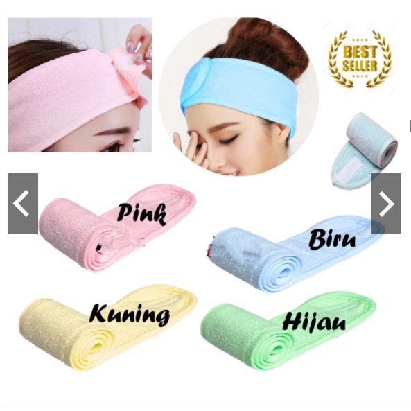 Bando Mandi / Headband / Bandana Masker / Bando Rambut / Bandana Facial