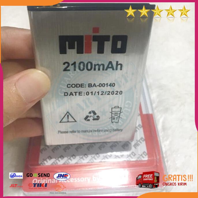 Acc Hp Baterai Mito Z1 4G Mito A37 Ba 00140 2100Mah Original Oem Packing Mika