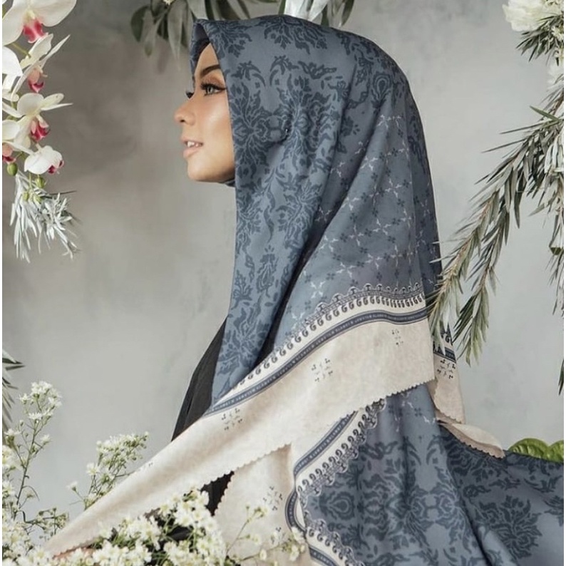 anggrek scarf wearing klamby