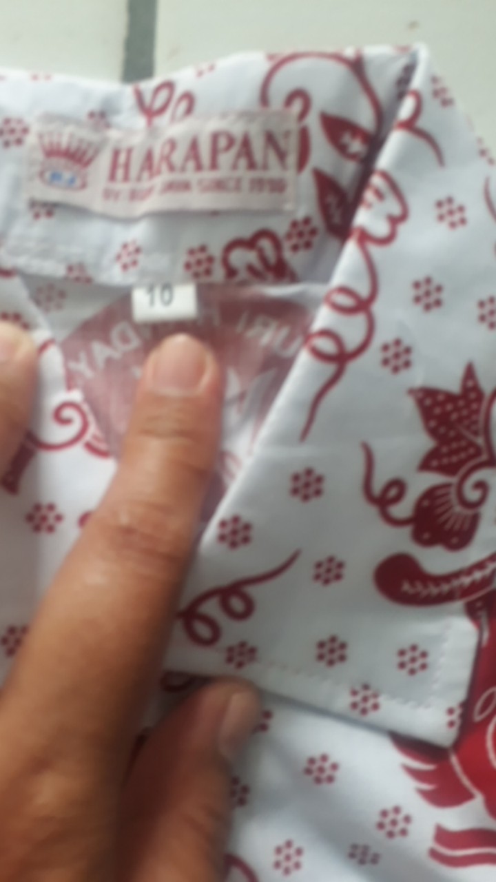 Baju Seragam Batik Sd Pendek