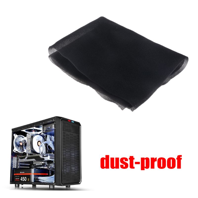 Bt DIY Spon Jaring Komputer PC Case Fan Cooler DustCover Filter Spons Volume Besar