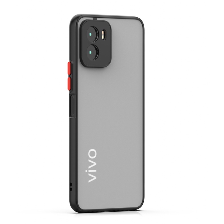 Case Dove Vivo Y15s Frosted camera case cover