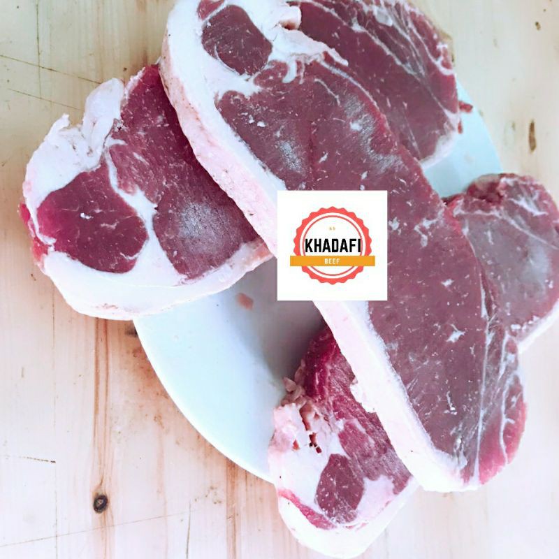 

DAGING SAPI SIRLOIN BEEF STEAK 120-150 GRAM IMPORT MURAH