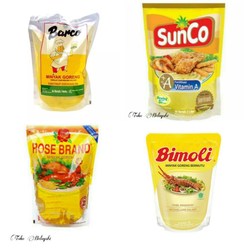 Minyak Goreng Barco Sunco Rose Brand Sania Bimoli 2 L 2000 Ml Shopee Indonesia