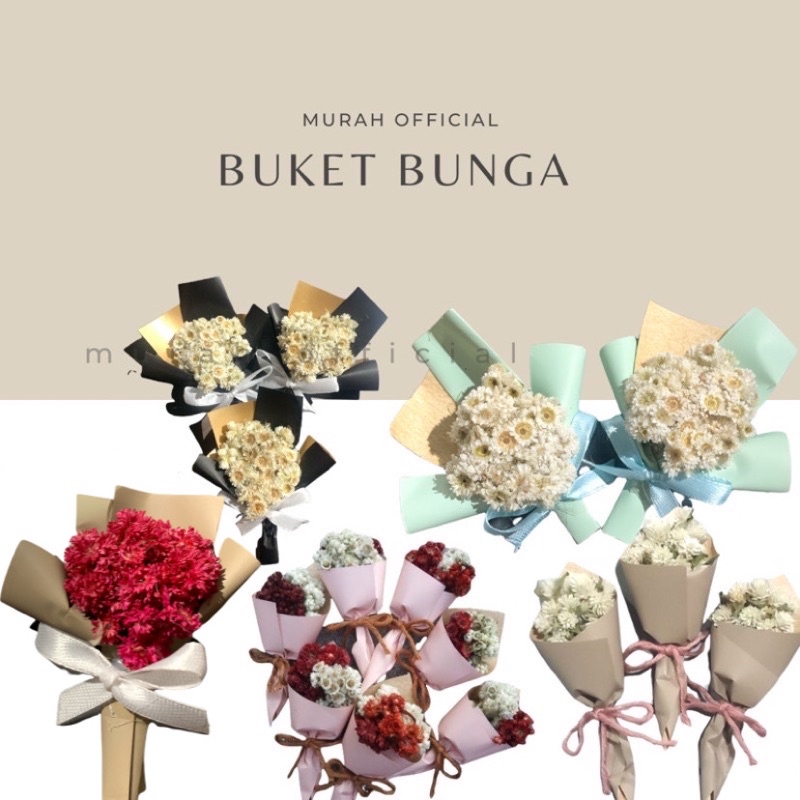 buket bunga mini bunga kering dried flower bouket buket murah buket bunga souvenir murah