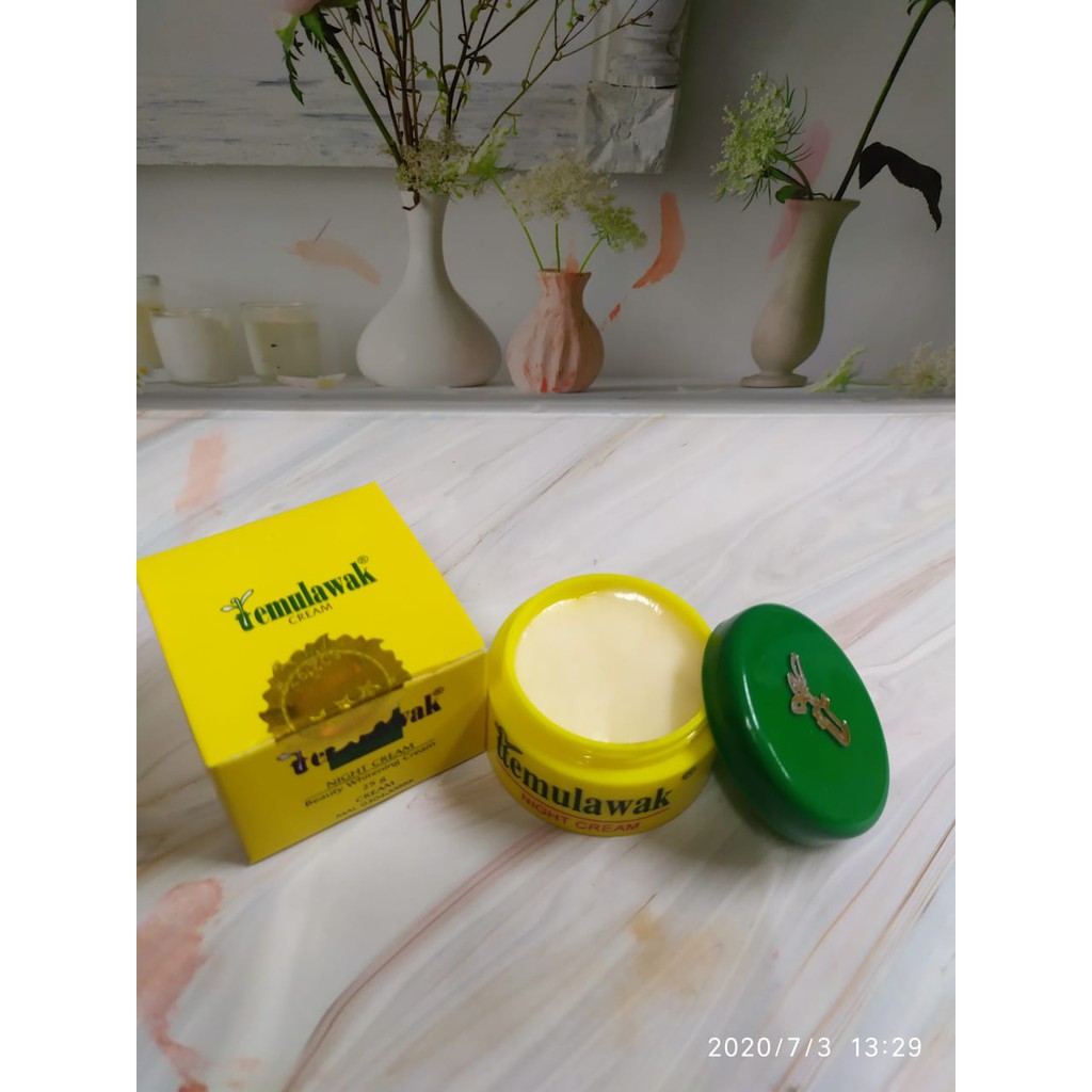 TEMULAWAK NIGHT CREAM Beauty Whitening Cream