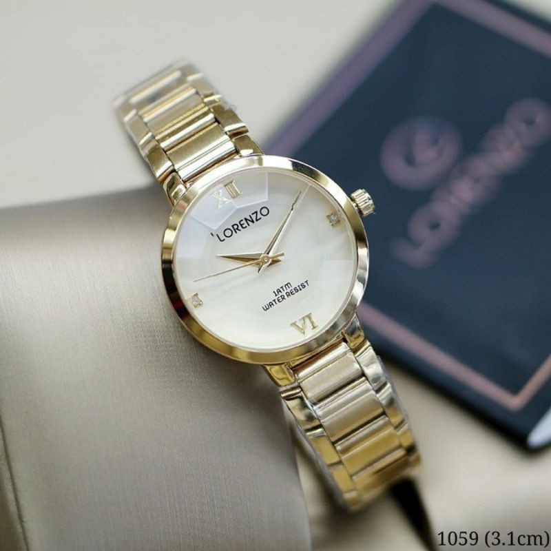 LORENZO 1059L Jam Tangan wanita~Terlaris