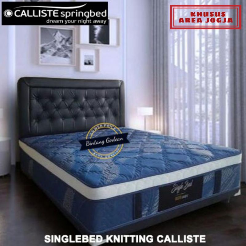 Jual SPRINGBED SINGLEBED KNITTING CALLISTE SPRINGBED JOGJA | Shopee ...