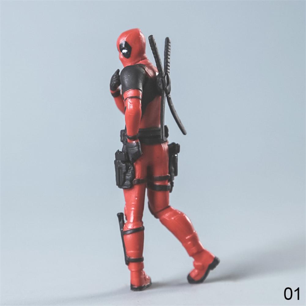 Timekey Mainan Action Figure Karakter Deadpool Bahan PVC Untuk Dekorasi Interior Mobilrumah J5O5