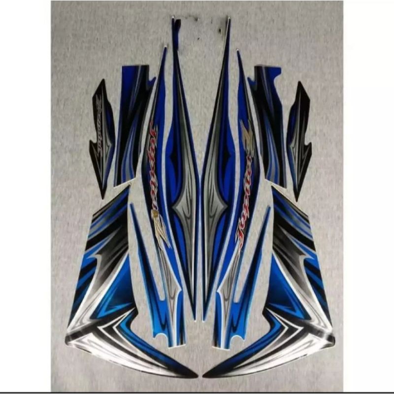 STRIPING JUPITER Z 2011 Warna Biru New