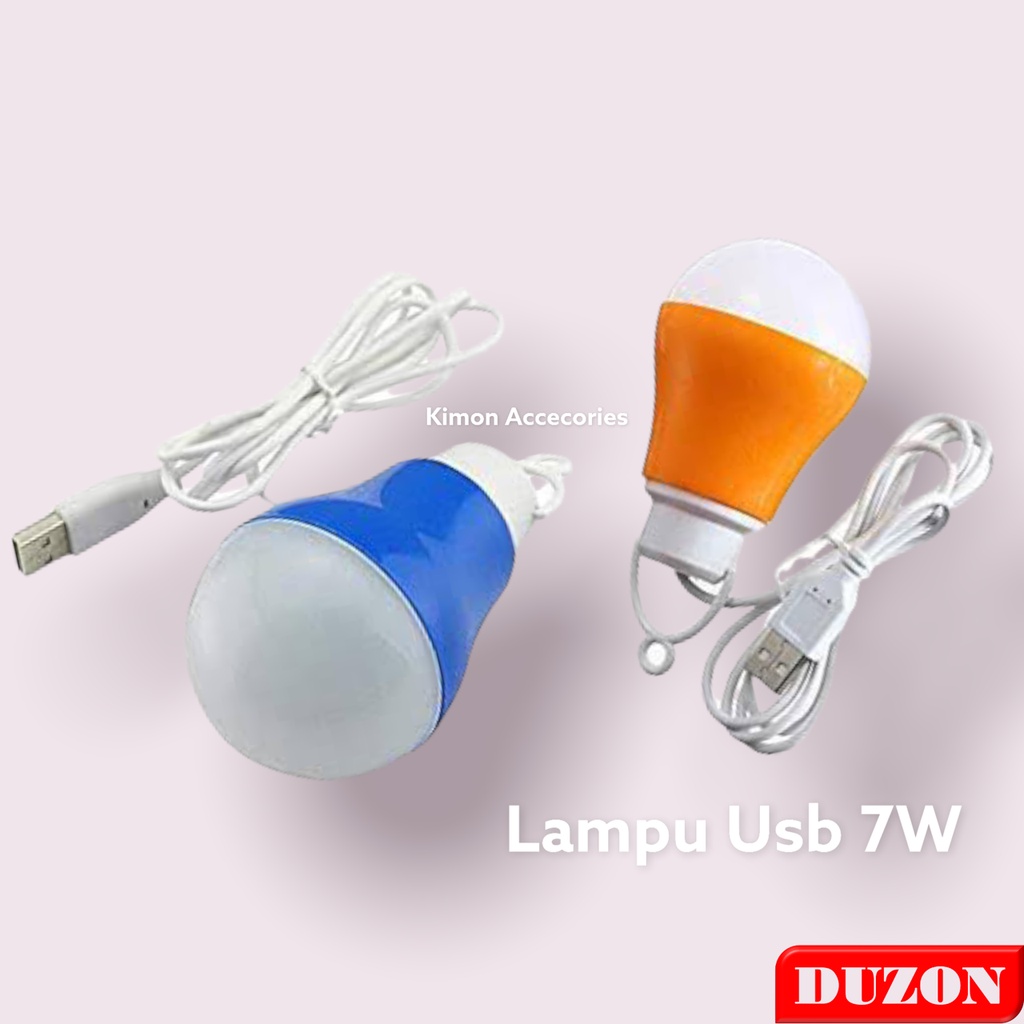 LAMPU LED USB 7WATT BOHLAM LED LAMPU 7W USB LAMP LED LIGHT WHITE