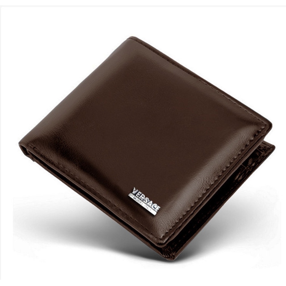 SHOPEE 6.6 SUPER SALE!! Dompet Kulit VS-90 Dompet  Pendek Pria Bahan Kulit Men Wallet Casual Terbaru Dompet Kulit Pria + Bonus Box