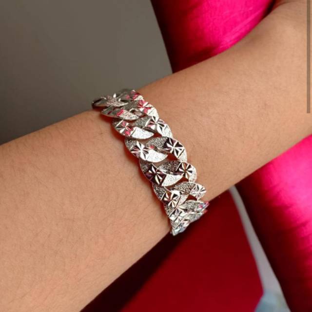 Gelang sisik naga asli bening persis sperti mas