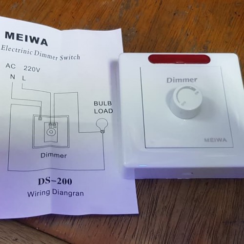 MEIWA DIMMER / MIKAWA SAKLAR DIMMER Kipas Lampu