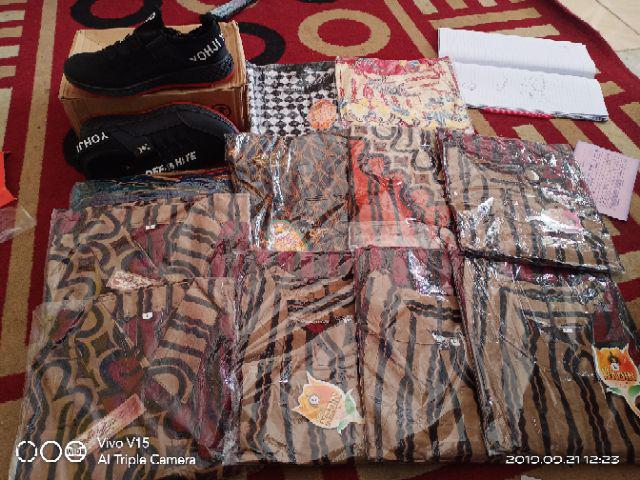 Couple Alana Kemeja Pria Dan Dress Wanita Batik Katun Exclusive Premium