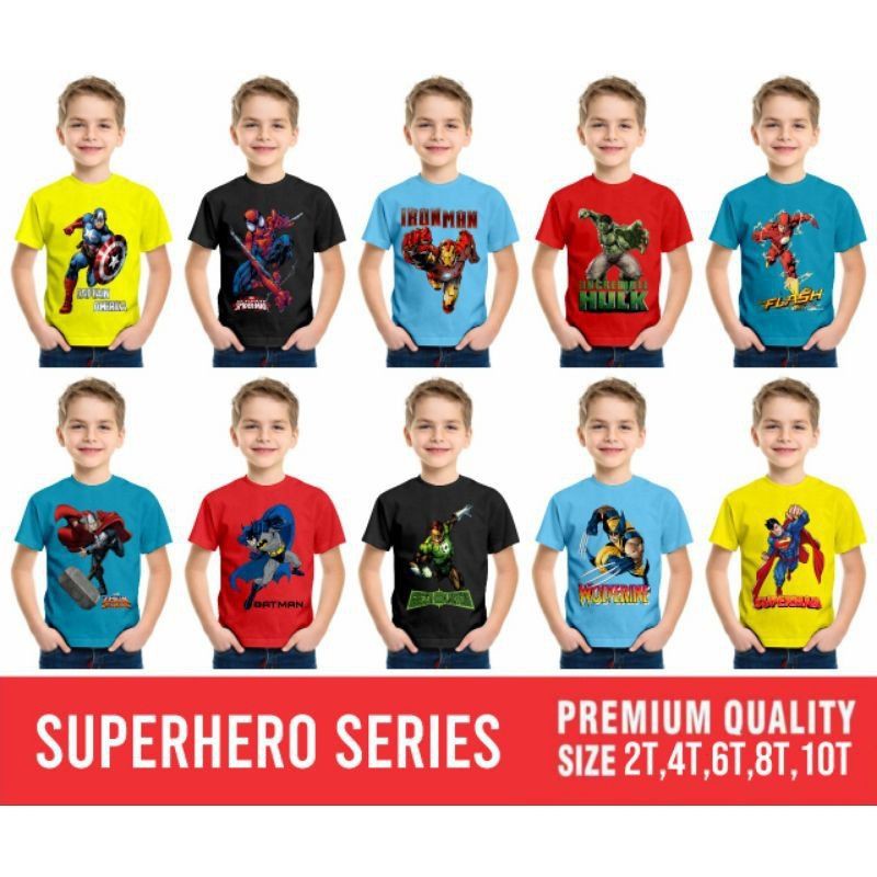 ATASAN KAOS OSKOS COWOK, SIZE 246810.