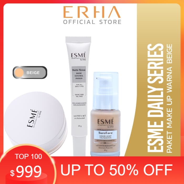 Erha Vp Esme Daily Series (Beige) - Make Up Wajah