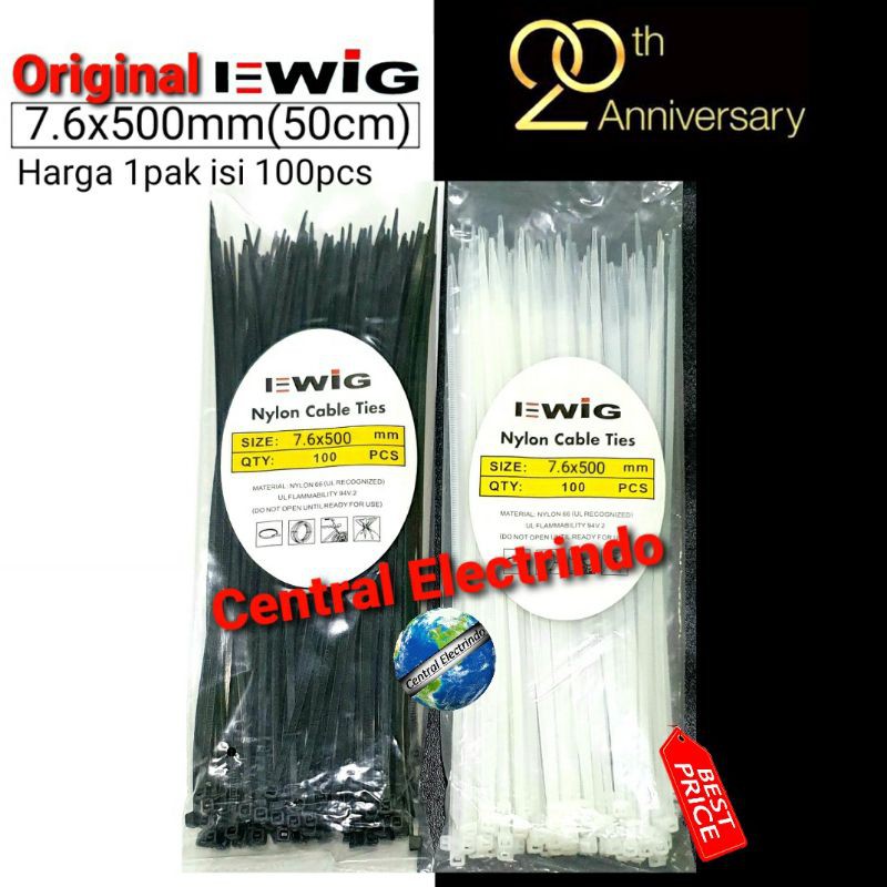 Kabel Ties Cable Tie 7.6X500mm (50cm).