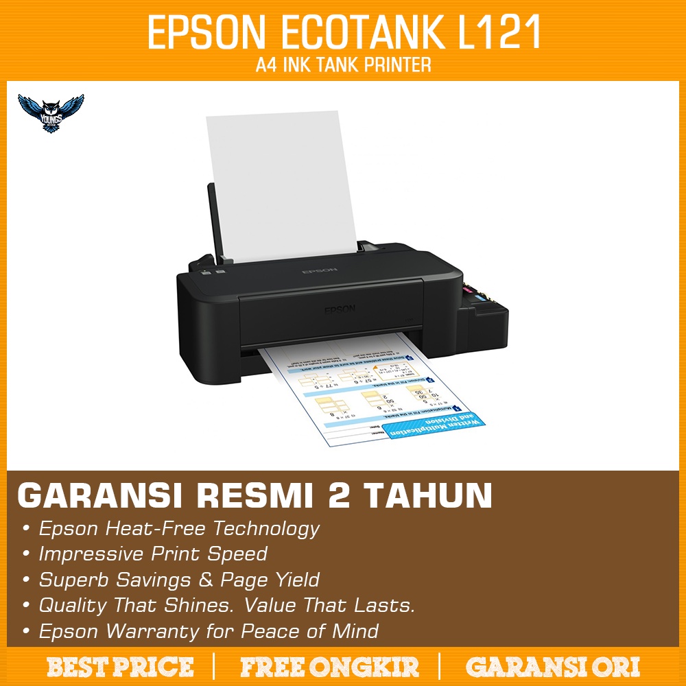 PRINTER EPSON L121 (Pengganti L120) EcoTank L121 A4 Ink Tank Color