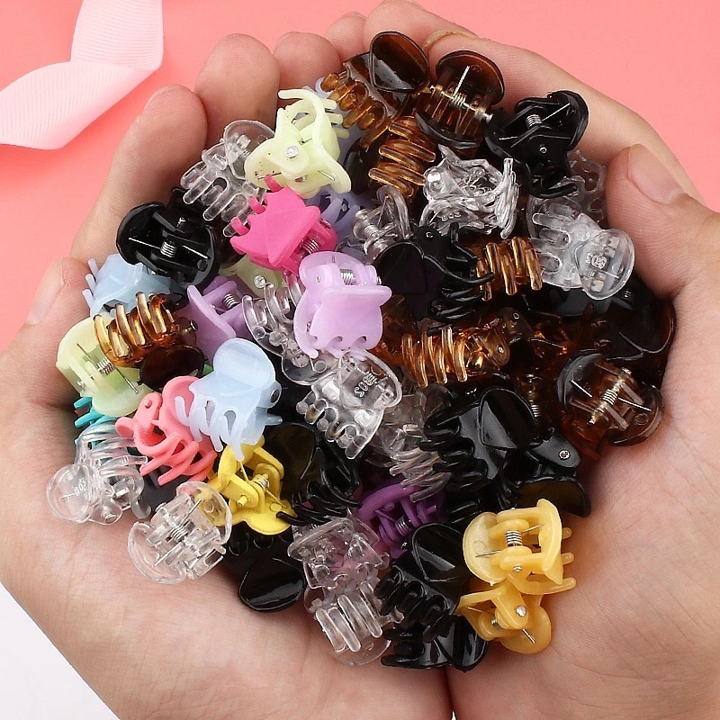 10pcs / Pak Jepit Rambut Warna-Warni Untuk Anak Perempuan