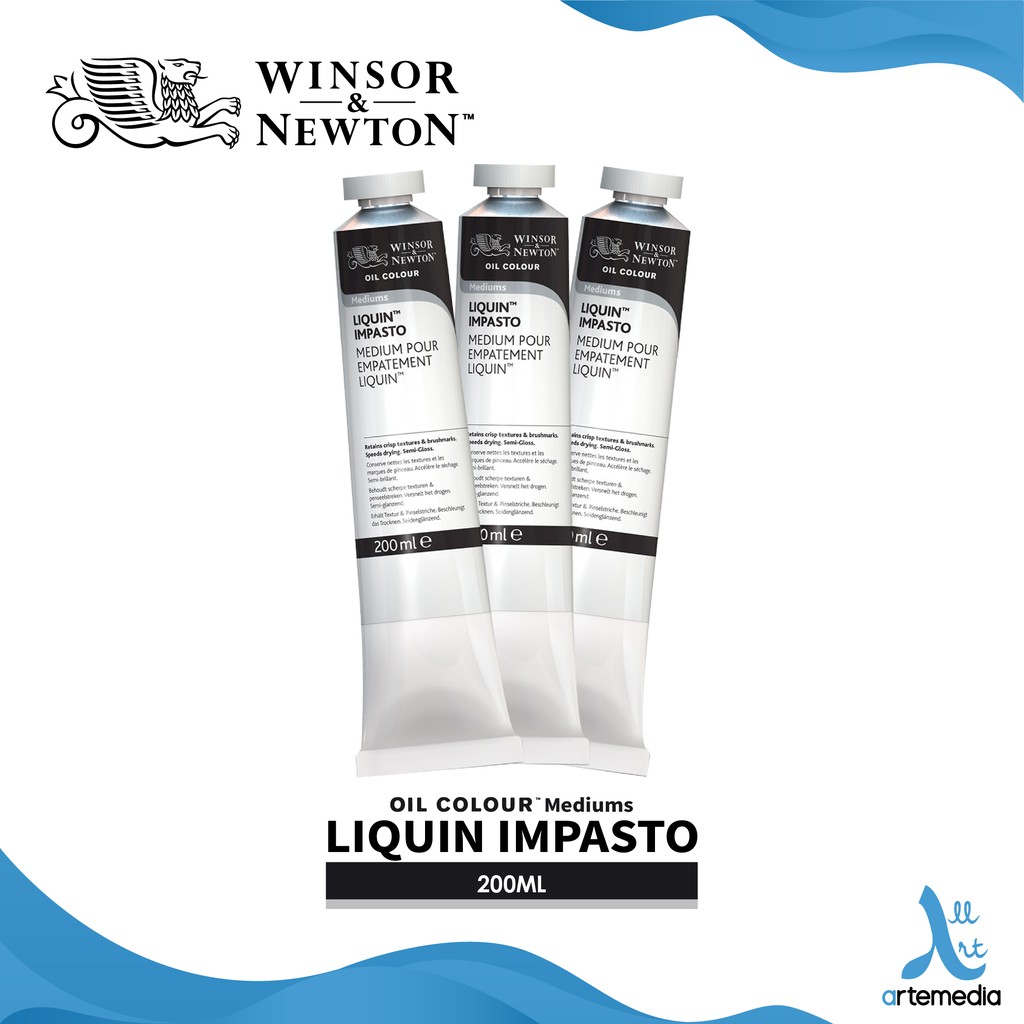 

Winsor & Newton 200ml Liquin Impasto Oil Painting Medium Cat Minyak