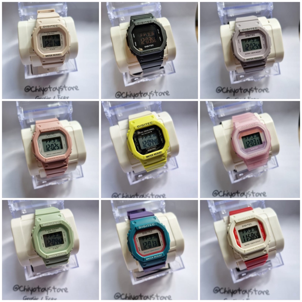 Original TERMURAH Jam tangan digitec watch DG 7024 4088 DG-4088 DG4088 Original Premium Kekinian