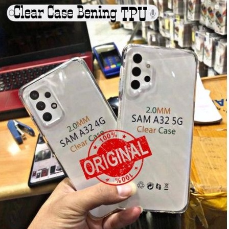 Samsung A32 4G / A32 5G Case Soft Jelly Bening Ultra TPU Clear Case Transparan Silikon Original