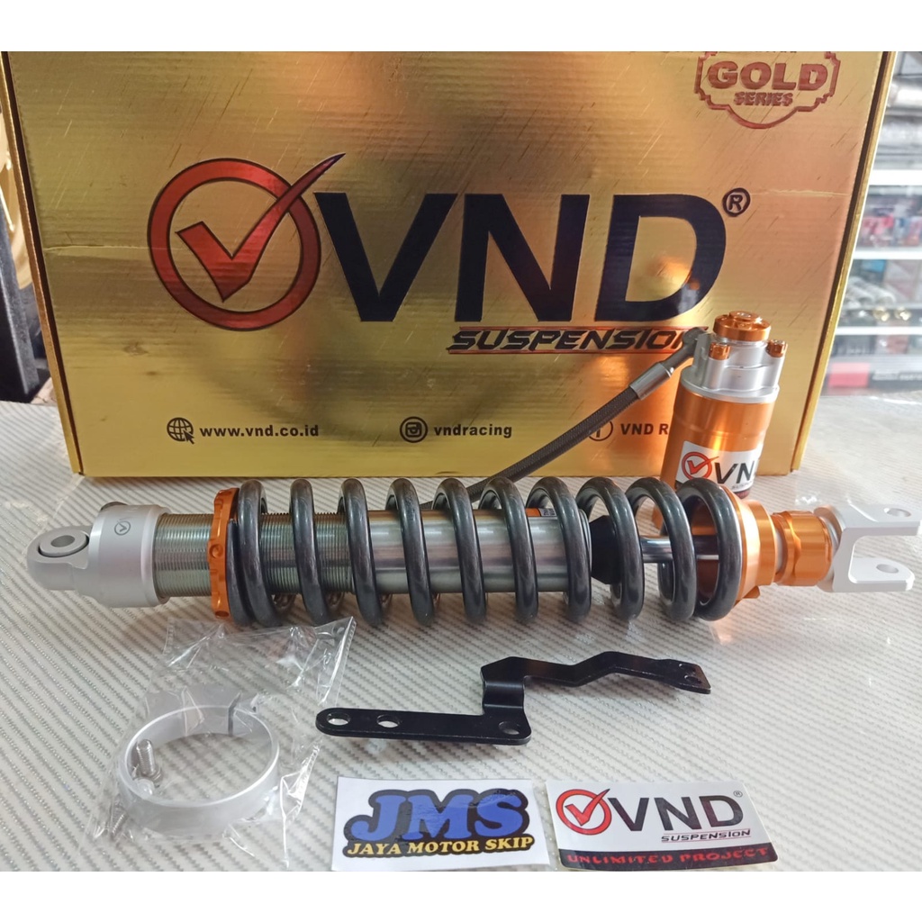 Monoshock VND AK 111 Pro KLX -150 Titan Gold / Black As Gold