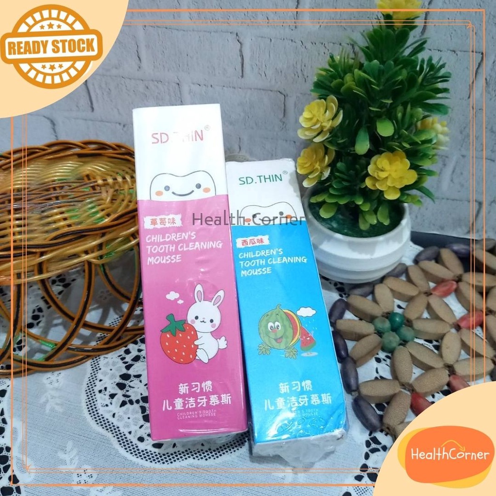 Pasta Gigi Anak Busa / Odol Anak Tanpa Flourine / Children Tooth Cleansing Mousse 60ml / Foam Toothpaste