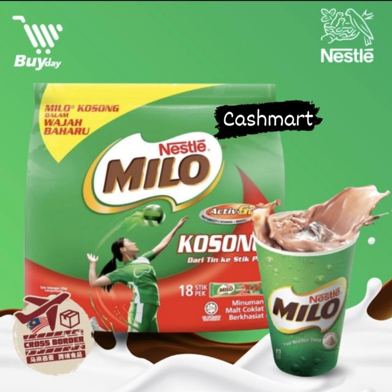 Jual Nestle Milo kosong Sacet Malaysia / Dari Tin Ke Stick Pek Less