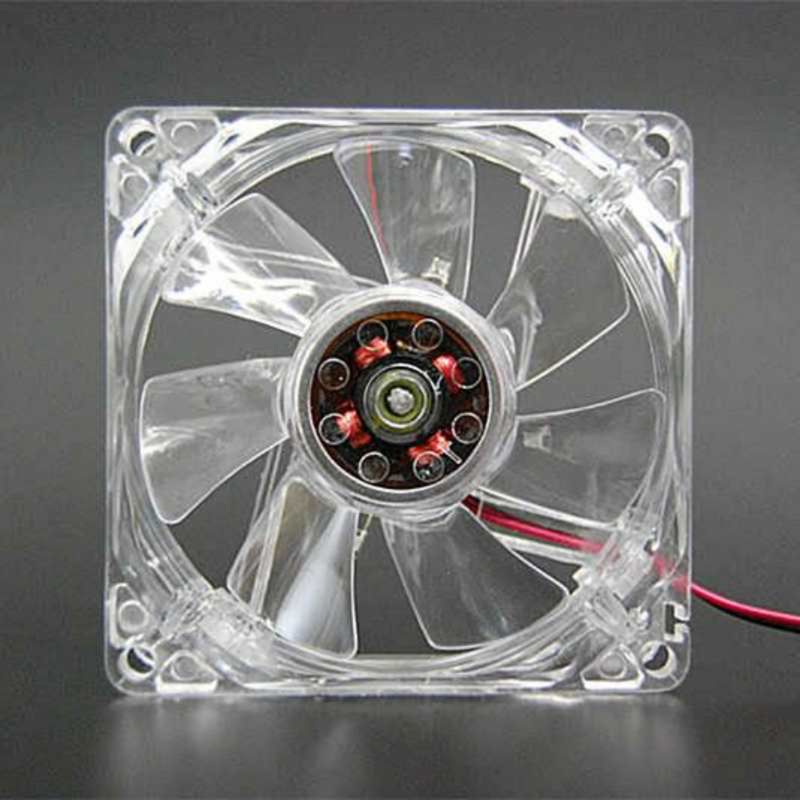 Cre Casing PC Fans CPU Cooler Colorful Chassis Radiator System 80mm RGB Cooling Fan