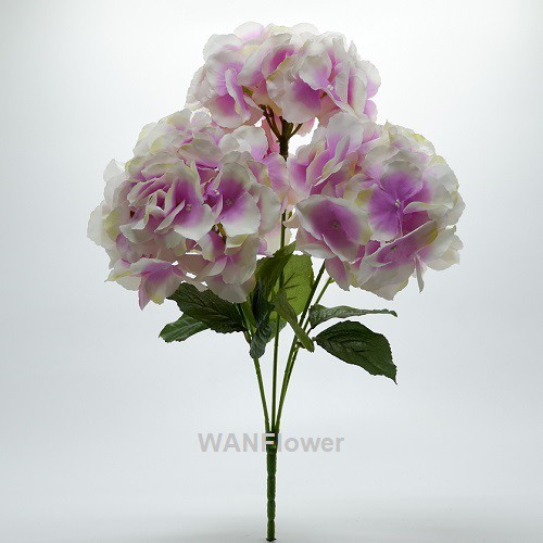WANFlower Bunga Hydrangea X5 * UNGU+PUTIH