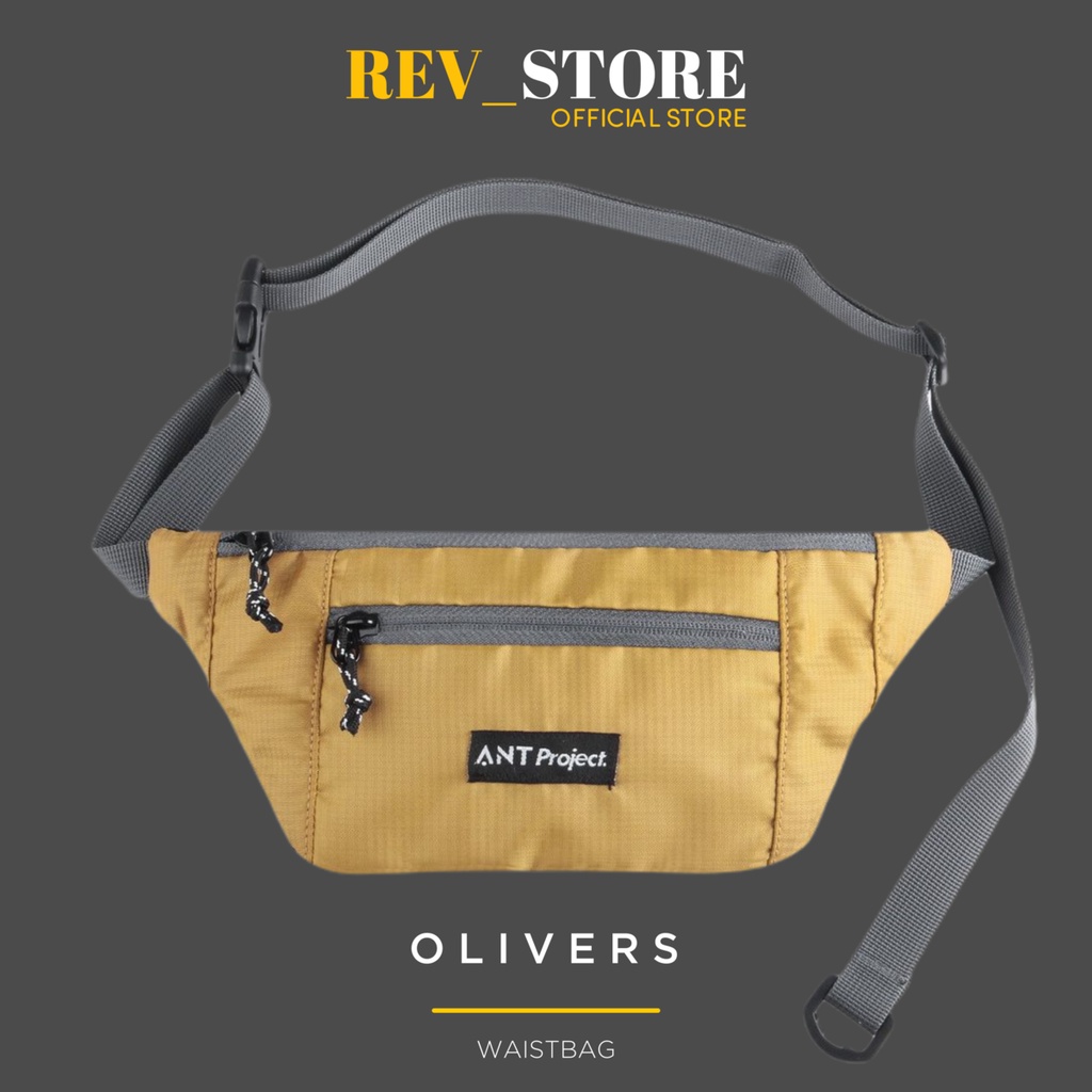 Rev x Ant - Waistbag Mini Pack Unisex - Tas Pinggang - OLIVERS Turqish &amp; Yellow